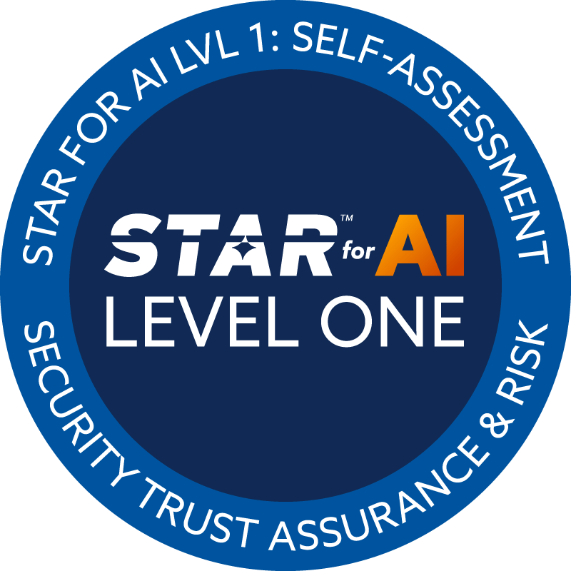 CSA STAR for AI Level One self-assessment